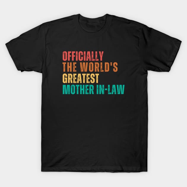 World's Greatest Mother In Law T-Shirt by Delta V Art